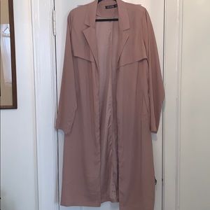 Long Trench Coat Style Jacket